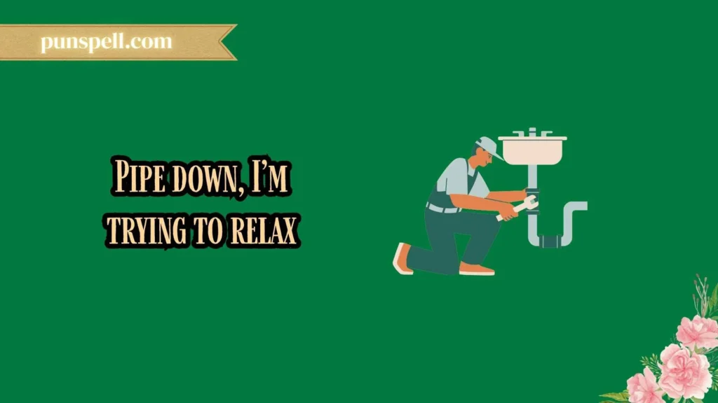 Funny Plumbing Puns Captions